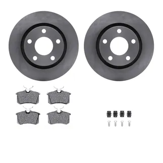 R1 Concepts WFWH1-74034 E- Line Series Brake Rotor W/ Ceramic Brake Pads & Hdw